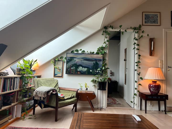 Hjemmekoselig Loftsleilighet - Oslo