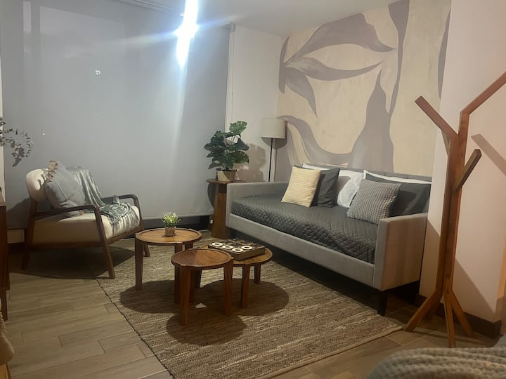 Fauteuil met twee eenpersoonsbedden 