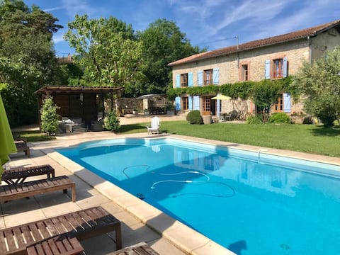 Hidden gem w/ beautiful pool, St Antonin Noble Val