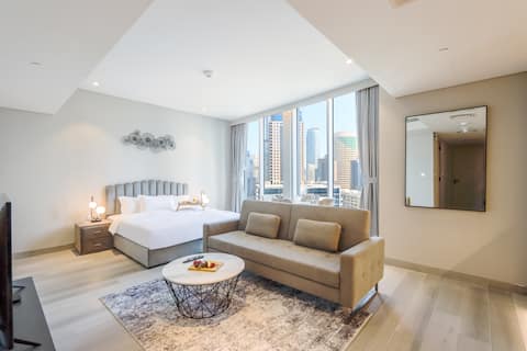 Livbnb -Glam Studio in Marina, Next to Marina Walk