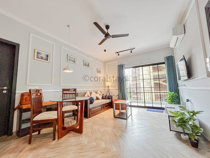 Azul By Coral Stays 1bhk 1km To Calangute Beach - Goa