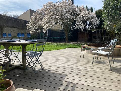 Grande villa centre ville avec spa - J0 Paris 2024