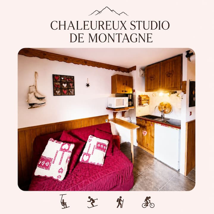 Chaleureux Studio De Montagne - Hirmentaz