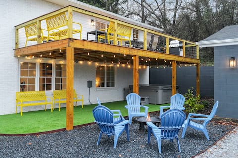 6 BR*Hot Tub*10 mins to DT G-Ville