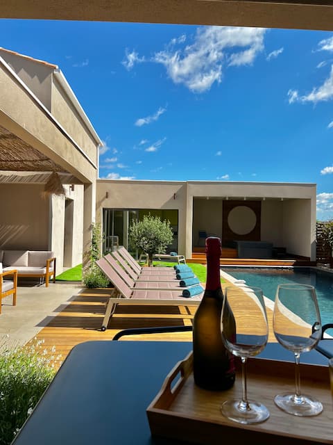 CASA JUMA : LOFT 5* 300 m2 - 6/7 ch - piscine spa