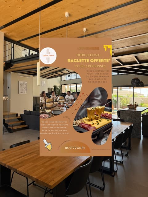 CASA JUMA : LOFT 5* 300 m2 - 6/7 ch - piscine spa