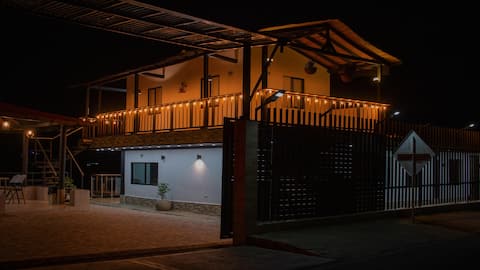Finca with spectacular views, jacuzzi and BBQ area