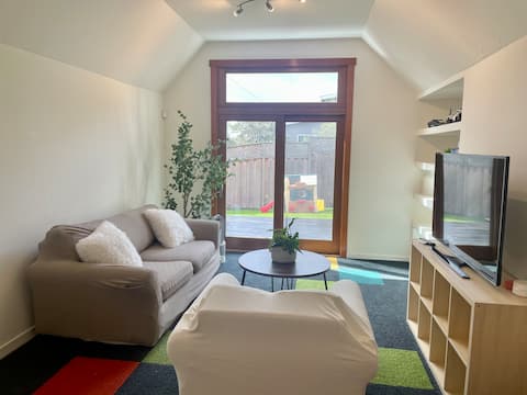 High ceiling, clean&private, near Berkeley+SF+Napa