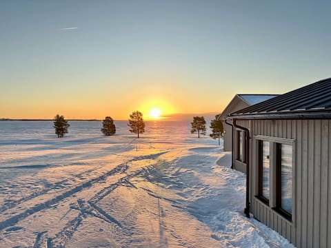 Modern beach cottage by the sea