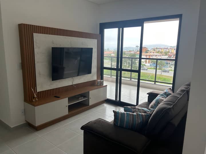 Apartamento Com Vista Parcial Para O Mar - Ubatuba