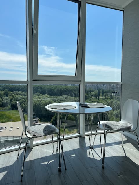 View apartment in the heart of the city