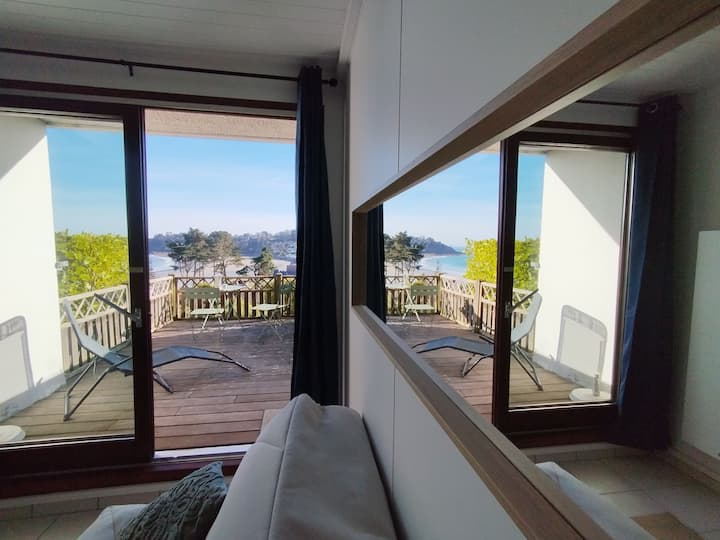 Studio Vue Mer - Terrasse/wifi/parking - Perros-Guirec
