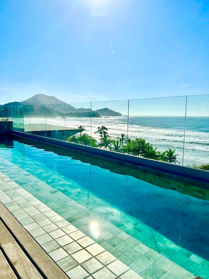 Apartamento de luxo/ vista mar/Bambu-Ubatuba. - Apartamentos para