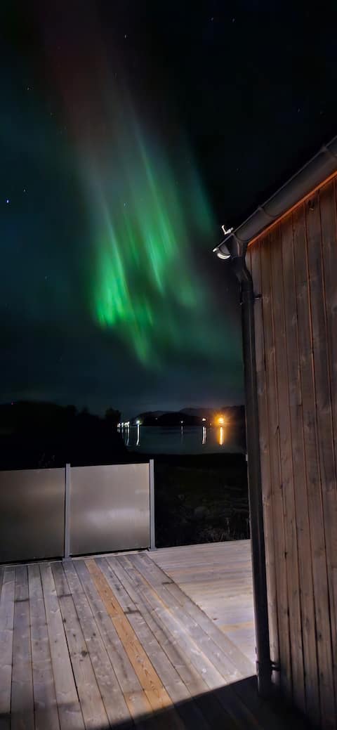 New house by the sea at Helgeland