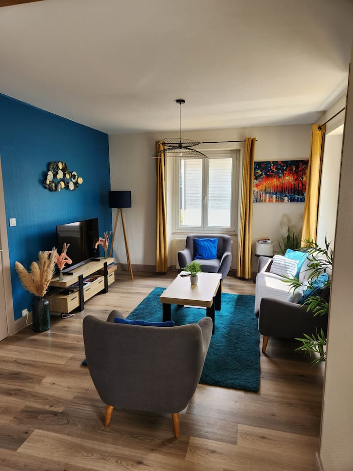 Appartement Lumineux Proche Centre-ville - Jardin - Gérardmer