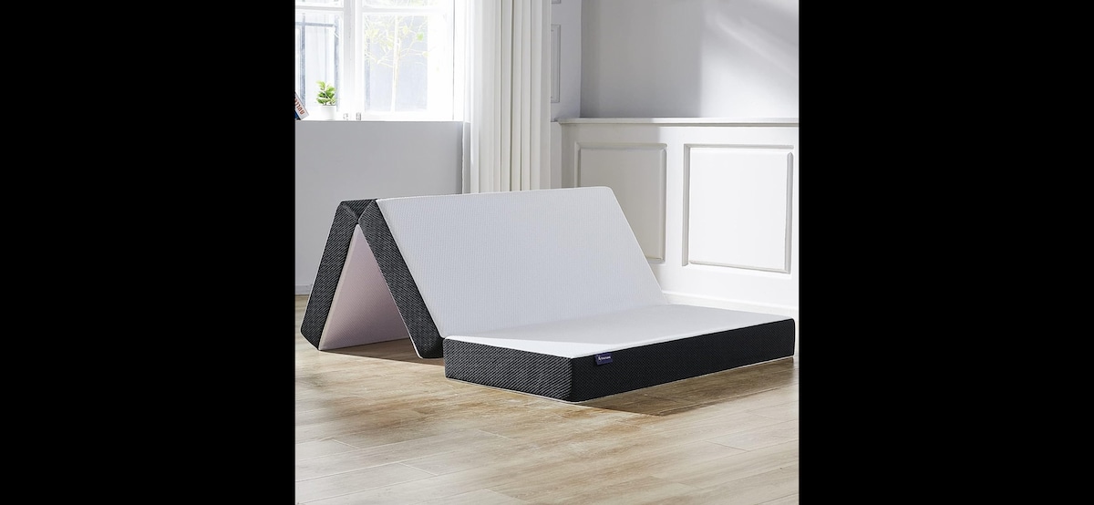 Დასაკეცი ორადგილიანი XL ლეიბი დამატებითი ბალიშებითა და საბნით. 