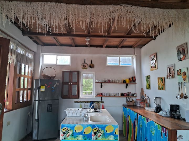 Cabaña Al Frente Del Mar Y La Playa. - Córdoba (Colombia)