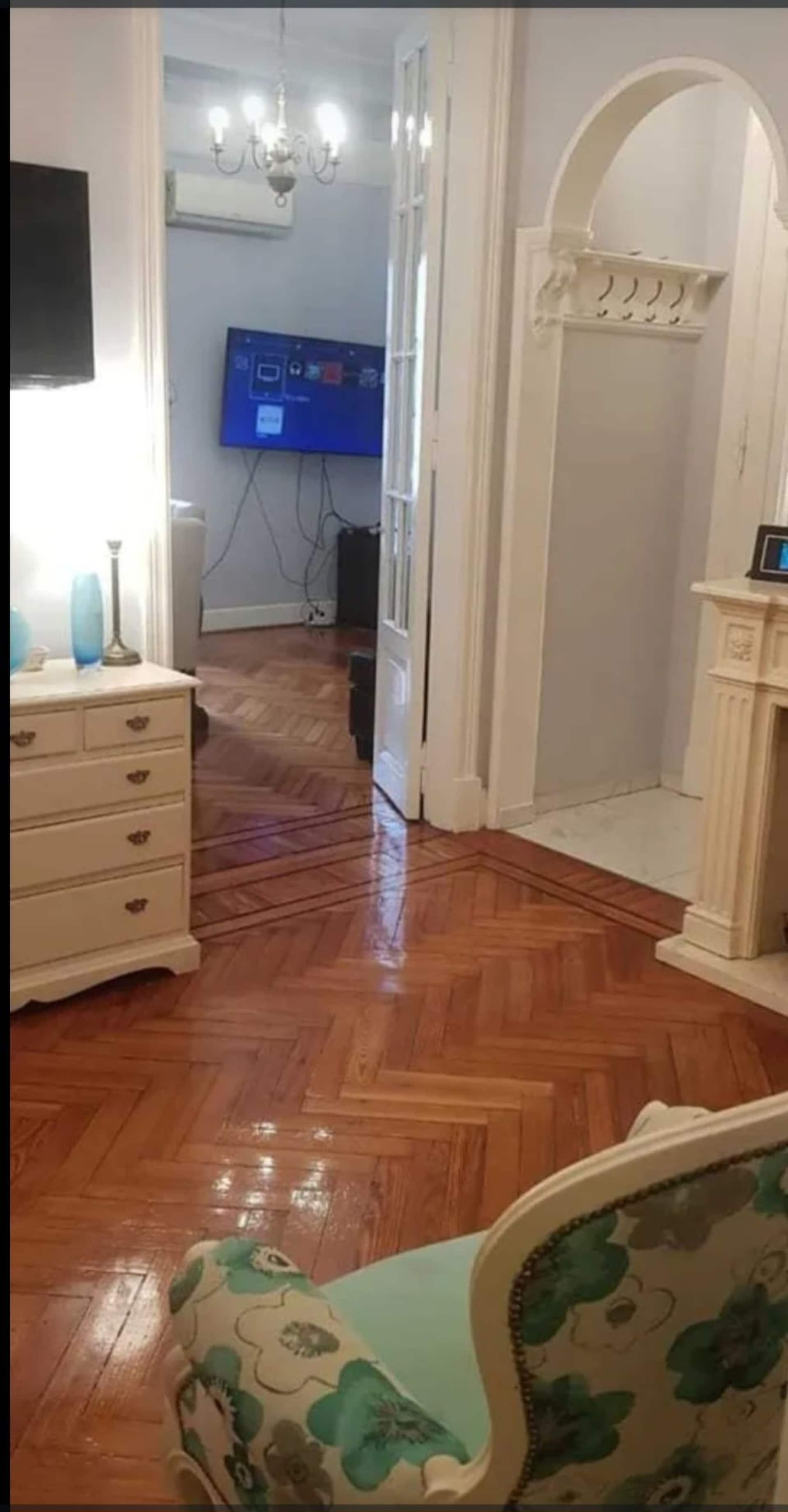 Furnished three-bedroom apartment in Belgrano