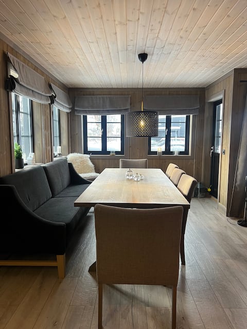 Newer cabin at Hovden Alpinsenter, ski in/ski out