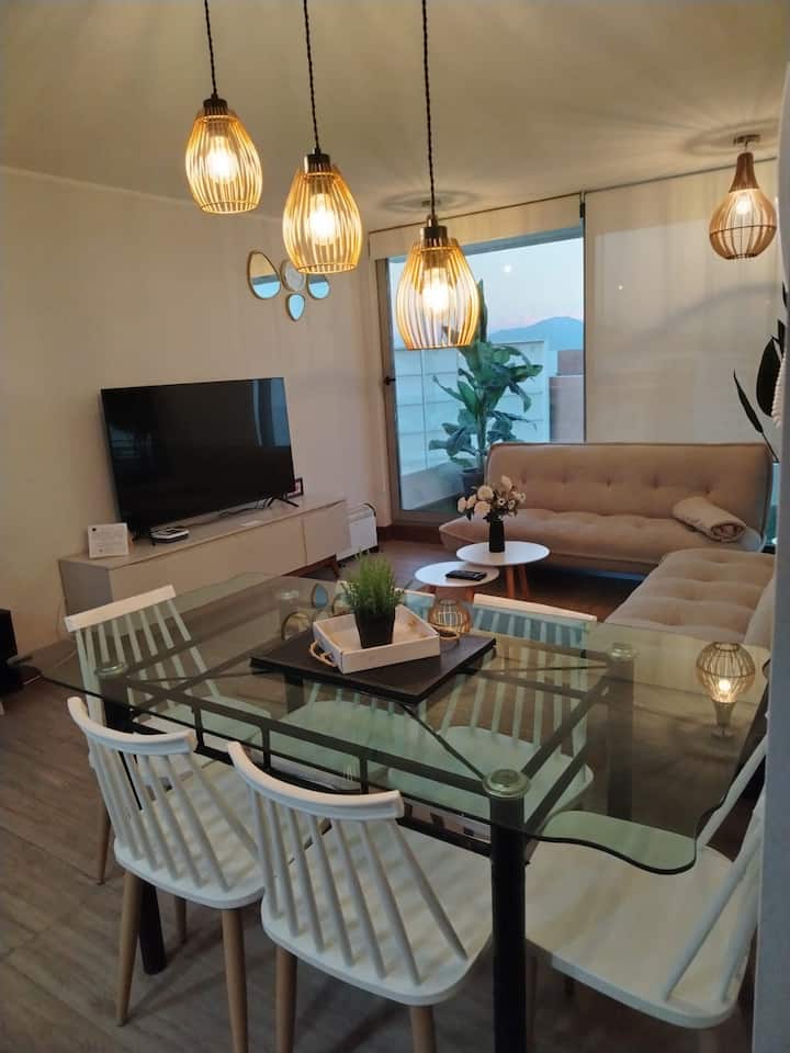 Ocean View + Pool | Pvt. Parking · 5 Guests - Concón