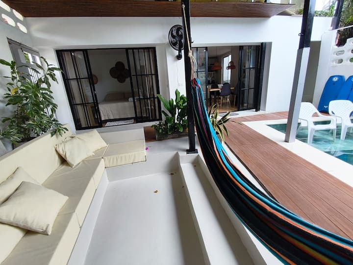 Casa Premium Con Piscina A 300 M Del Mar/aire Wifi - Puerto Colombia
