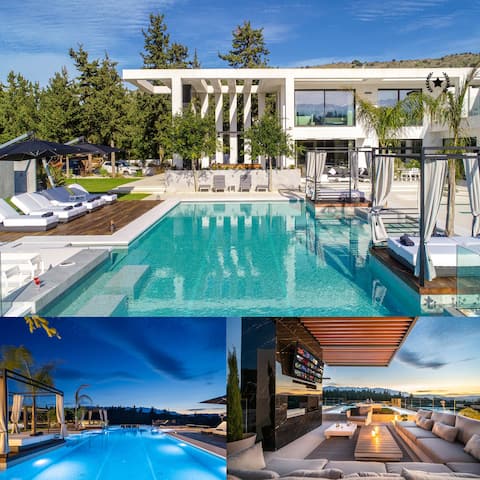The One Villa: 3 Pools, Cinema, Tennis, 3' - Beach