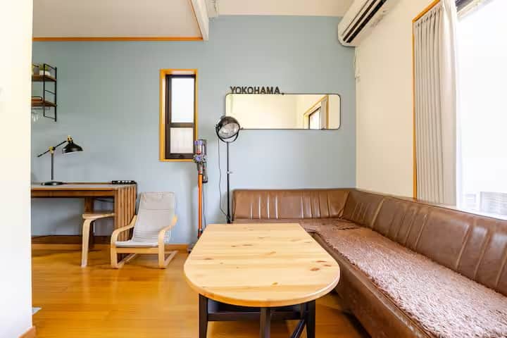 Quiet Entire Home/2min Station/long Stay Ready - 요코하마시