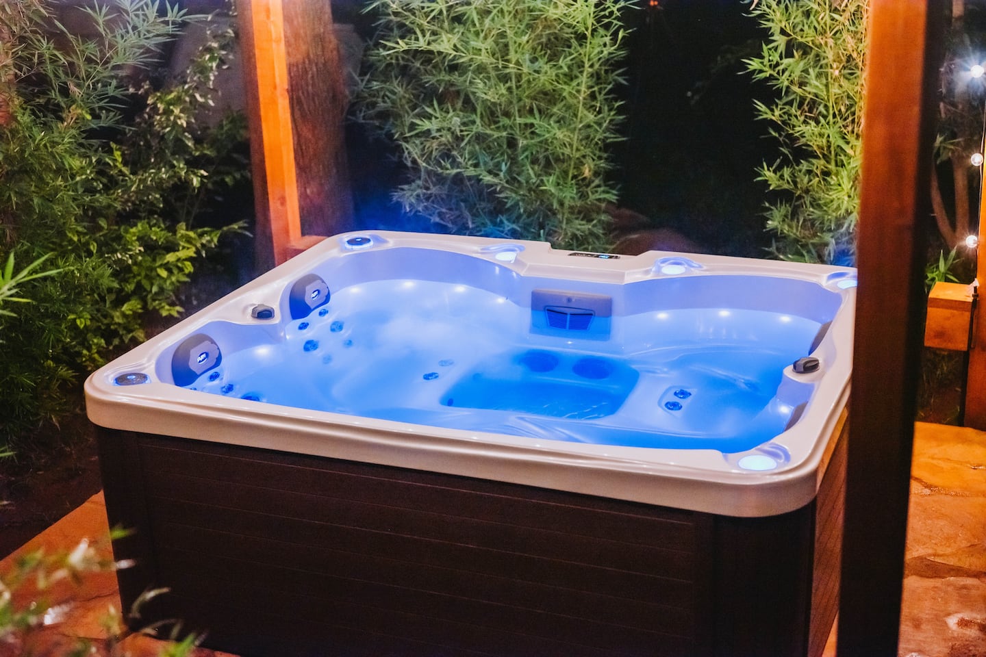 Interior view of Cottage 2 with private garden & jacuzzi, Karen, Nairobi