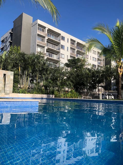 Apt Luxury+AC+WiFi+Laundry+Parking at @Panamá