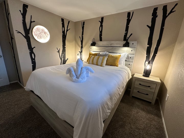 Queen bed