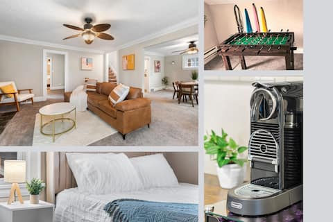 Spacious Home Near Hospitals w/ Office & Game Room