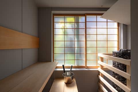 Central Osaka | Private Sauna Stay for Up to 7