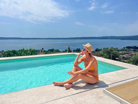 Villa sul Lago di Bracciano Piscina,Sauna,solarium