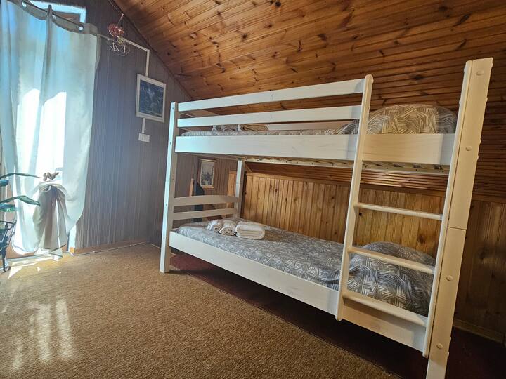 Bunk bed in the loft