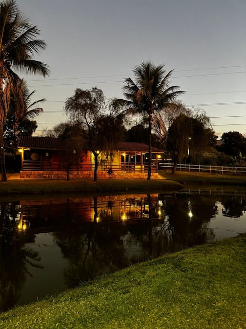 Romantic country house with private lake