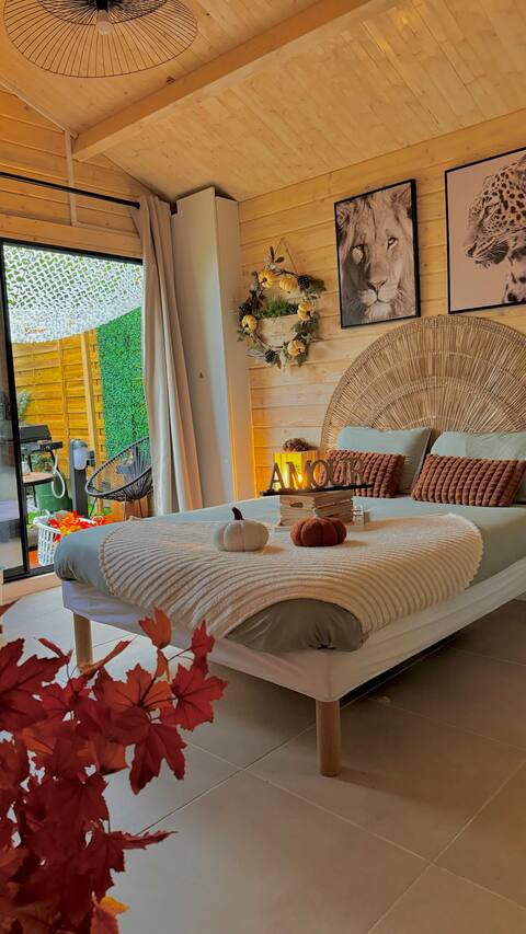 "Les Bulles d 'Air' Agny" chalet with spa