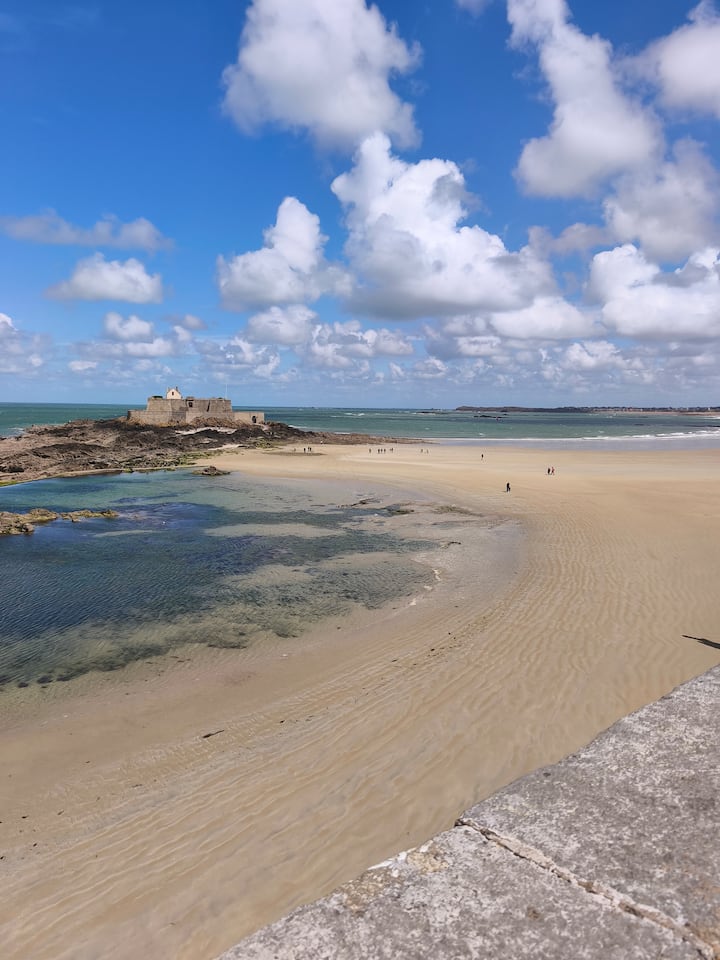 Studio Cosy à 20 M De La Plage - Intramuros - Saint-Malo