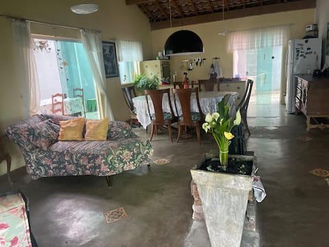Successful Airbnb property: Casa Mar & Sol Feet in the sand 100 meters from the beach Wi-Fi in Peruíbe