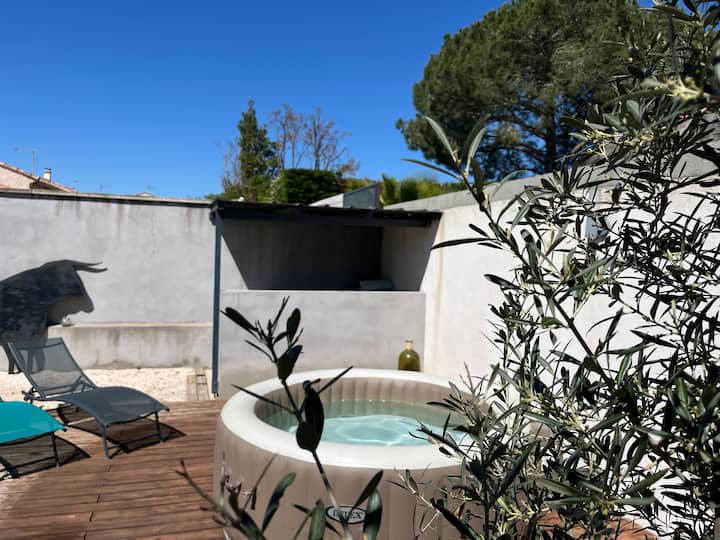 Villa De Charme Escapade Cocooning Avec Spa Privé - Sérignan