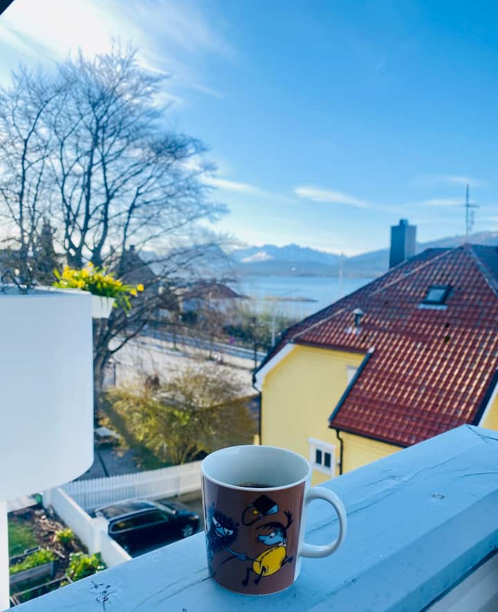 Leilighet Med Hav Og Fjellutsikt, 4 Sengeplasser - 알레순트