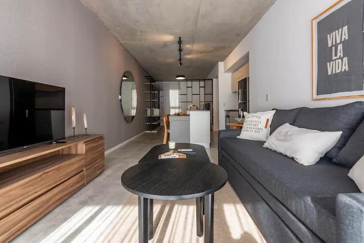 Departamento monoambiente con balcón en Chacarita