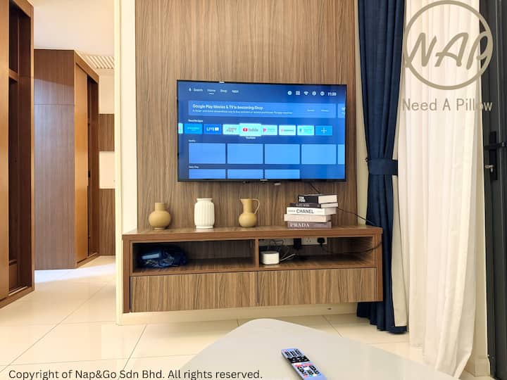 *[Gia] Tribeca Cozy 2br Family Suite With 3 Beds - Ampang Jaya