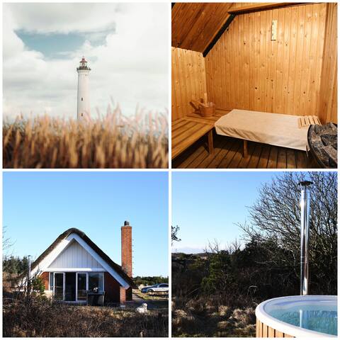 Idyllic cottage by the North Sea with sauna & spa