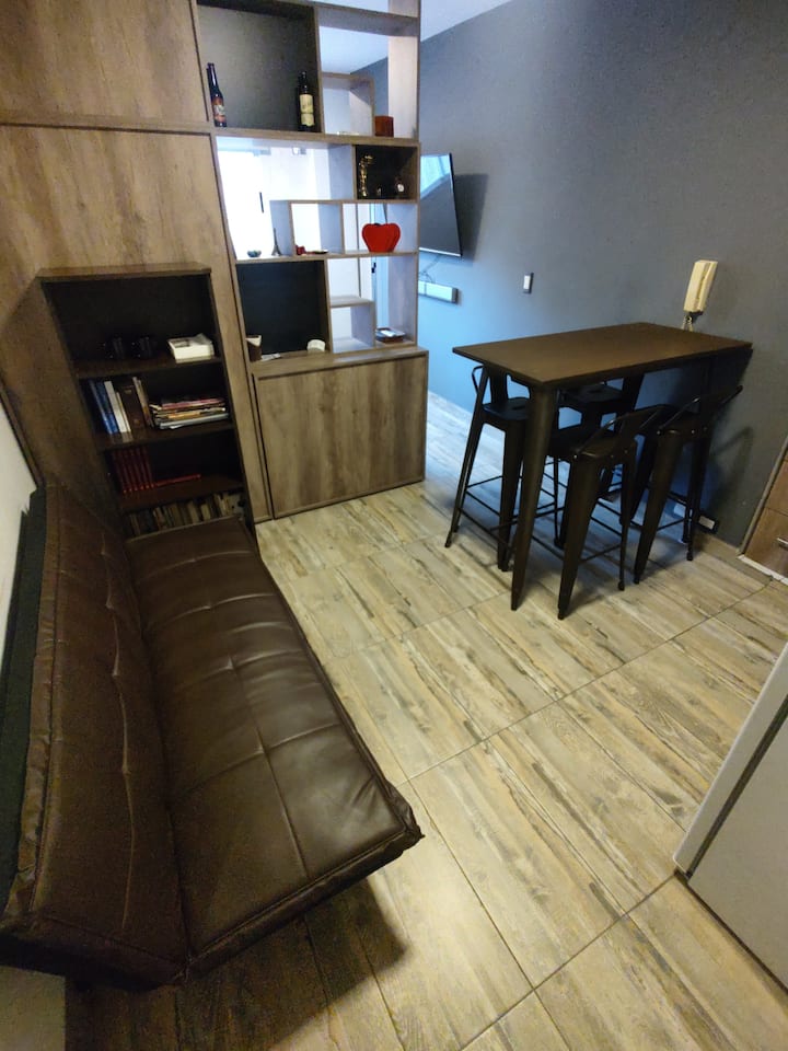 Kitnet mobiliada em Caballito perto das linhas A e E do Subte