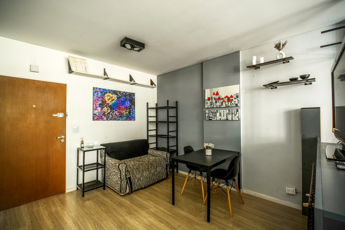 Studio en Villa Crespo con piscina y rooftop