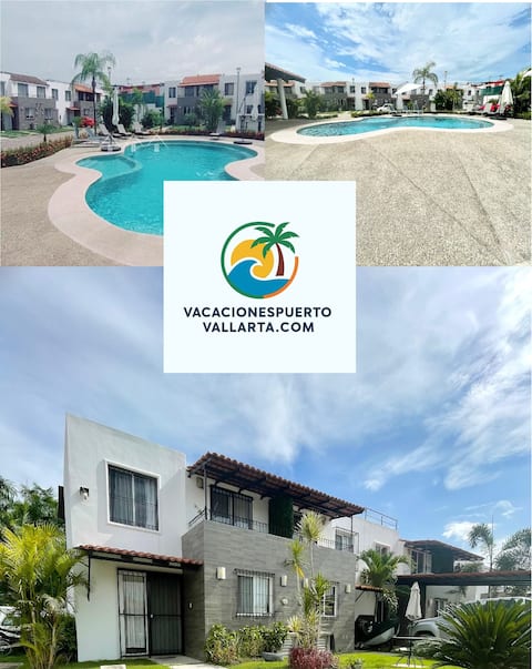 Modern Pool Side, 3 Bdrm House with parking