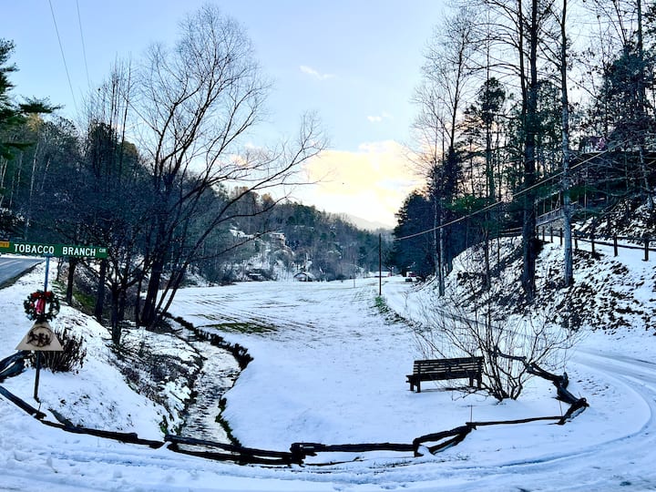 tobacco branch village almond nc Not Your Grandma's Cabin” King Loft/WIFI/Hot Tub! - Cabins for Rent in Bryson  City, North Carolina, United States