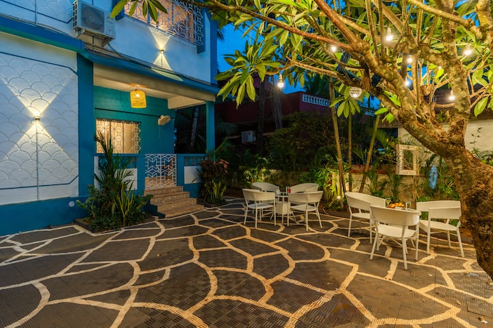 La Vagator W Private Pool By Basilstays Goa - Anjuna