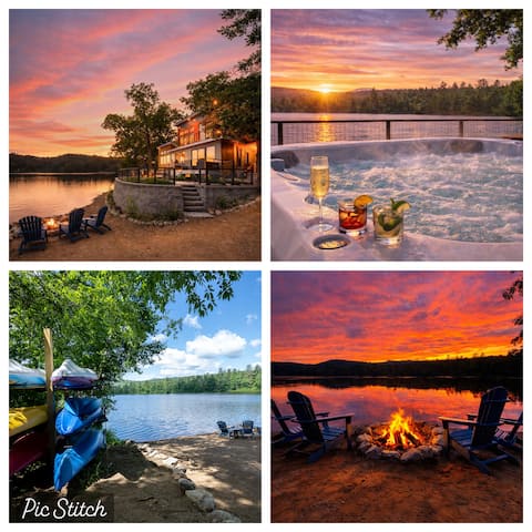 Waterfront—Hot Tub—Game Room—Kayaks—Fire Pit—AC!