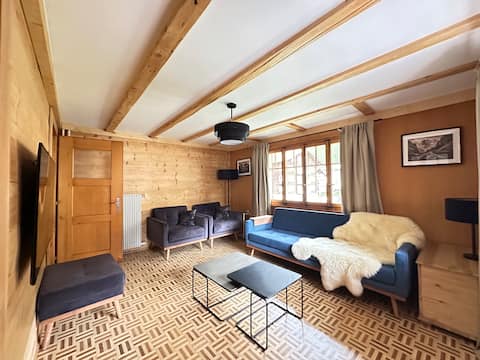 Stylish mountain chalet.